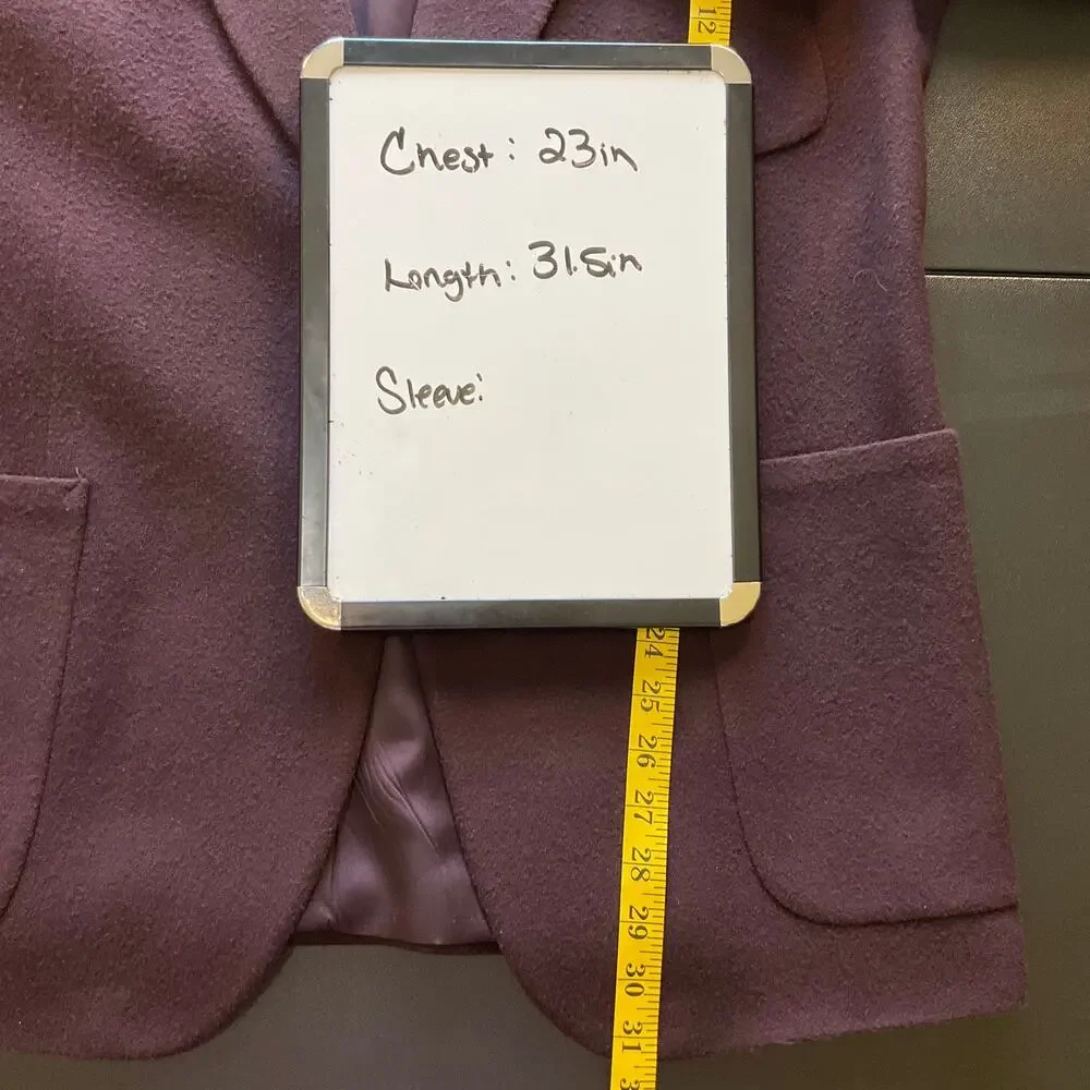 Vintage Strathmore Sport Coat 44R Burgundy 100% Pure Wool Blazer Mens USA